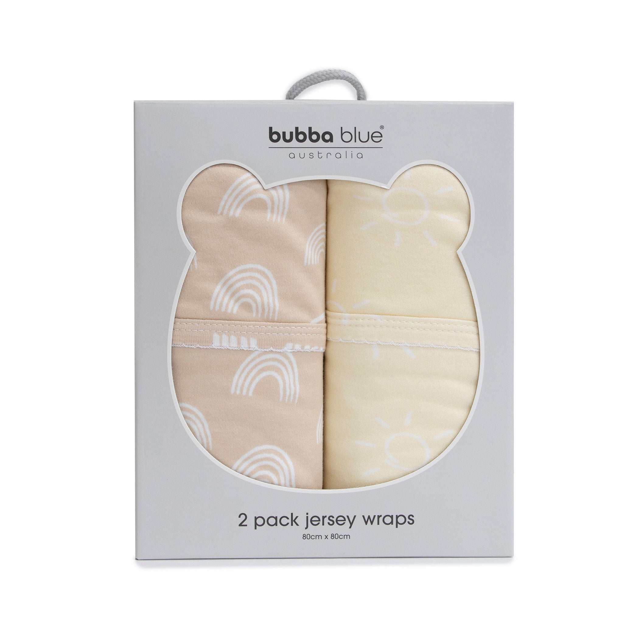 Nordic 2-Pack Jersey Wrap in Vanilla & Latte Colors - Cozy and Stylish for Home, Office, and Travel