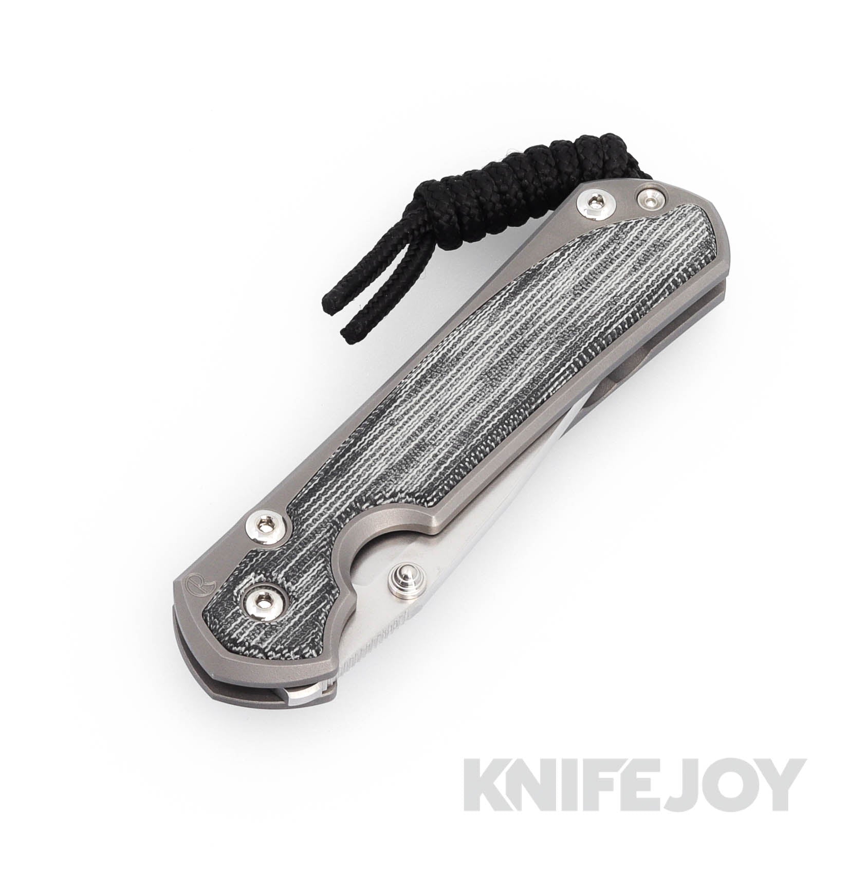 Chris Reeve Knives Small Sebenza 31 Drop Point Folding Knife - Magnacut Steel Blade with Silver Lug & Black Canvas Micarta Inlay | EDC, Outdoor Survival, Camping, Hunting Gear
