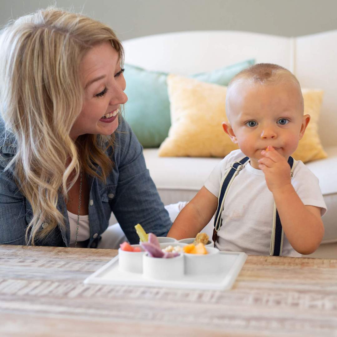 EZPZ Mini Play Mat for Babies - Non-Slip Silicone Placemat for Toddlers, Perfect for Mealtime, Playtime & Learning Activities at Home or On-the-Go