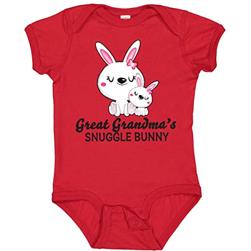 Inktastic Great Grandma's Snuggle Bunny Easter Baby Bodysuit - Cute Easter Outfit for Infants & Toddlers - Perfect for Easter Photos, Family Gatherings & Holiday Celebrations