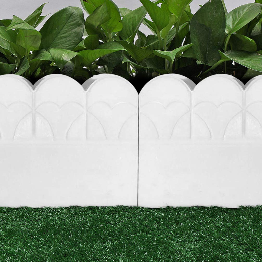 Happyyami Plastic Garden Border Mold - Easy to Use Concrete Brick Maker for DIY Landscaping, Walkways, and Patio Edging | Durable Cement Molds for Outdoor Garden Design