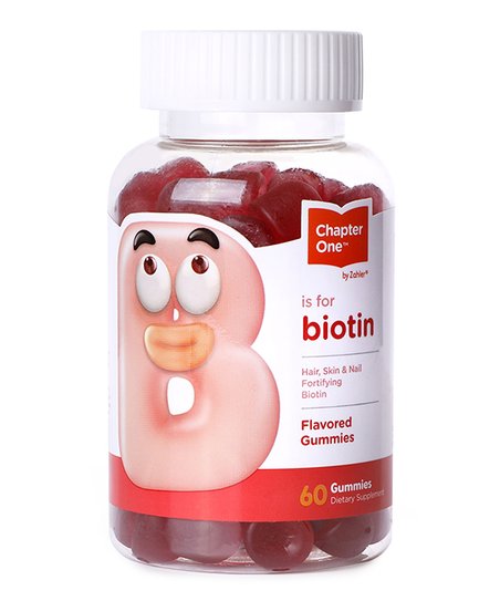 Chapter One Biotin Gummies 60 Count - Hair Growth & Nail Strength Supplement for Women & Men - Supports Healthy Skin & Energy - Delicious Berry Flavor - Perfect for Daily Wellness Routine