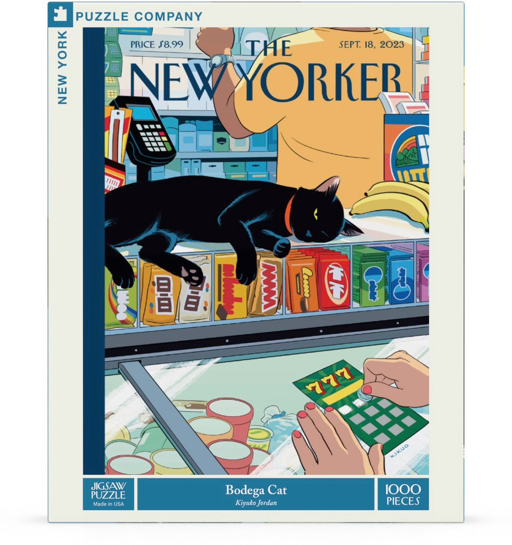 Bodega Cat New Yorker Puzzle - 1000 Piece Jigsaw Puzzle for Adults, Fun NYC-Themed Brain Teaser - Perfect for Family Game Nights & Relaxation