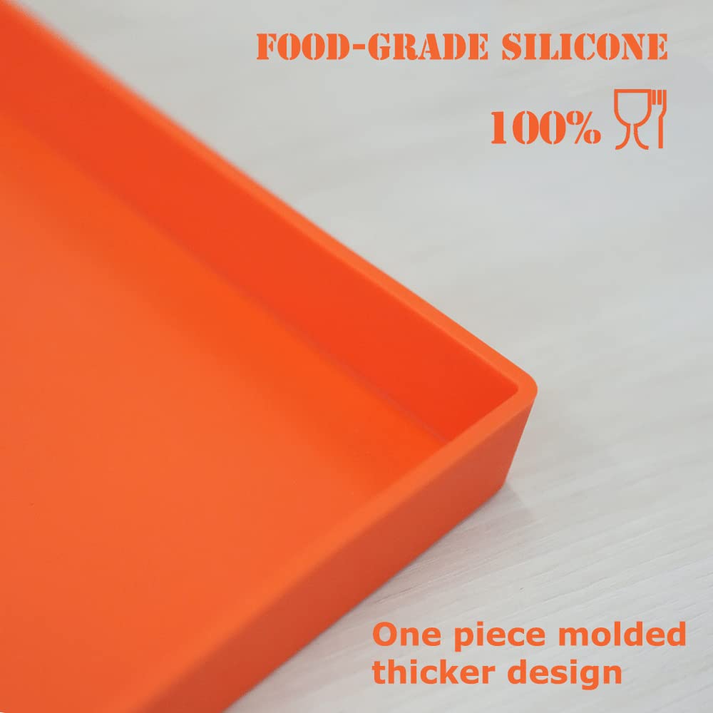 **28-Inch Blackstone Griddle Silicone Protective Mat Cover - Heavy Duty Food-Grade Grill Mat for 28