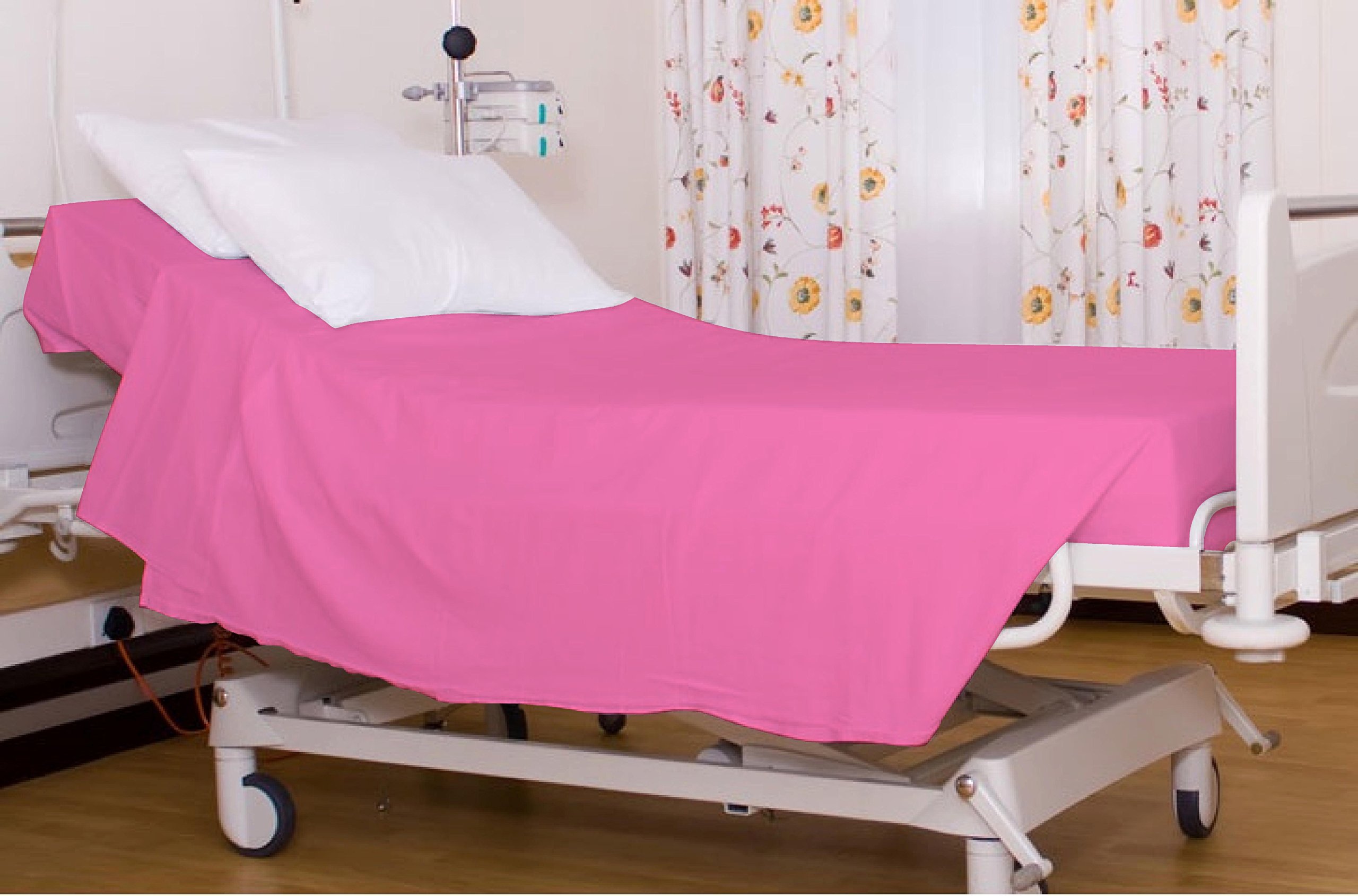 Soft 100% Cotton Twin XL Fitted Hospital Bed Sheet - 36