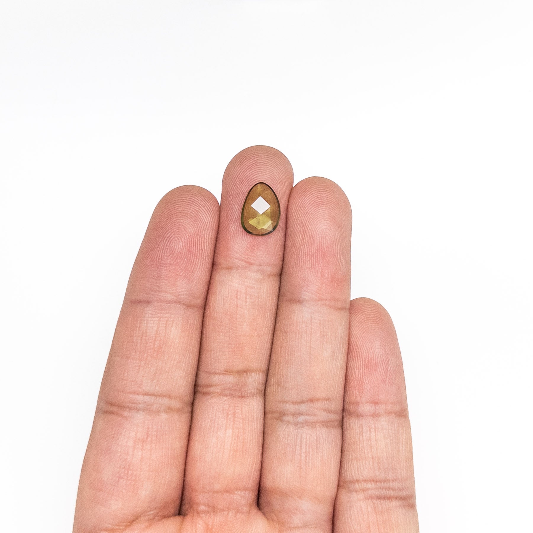 1.78ct 10.92x8.07x2.22mm Natural Rose Cut Amorphous Sapphire Gemstone - Loose Stone for Jewelry Making, Engagement Rings & Unique Handcrafted Designs