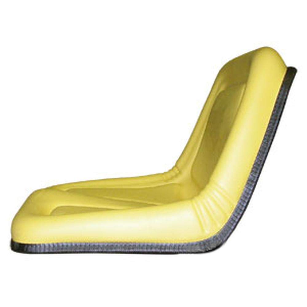 High Back Yellow Replacement Seat for John Deere 420 430 570 575 622 626 Tractors - Durable Aftermarket Tractor Seat for Farming & Landscaping
