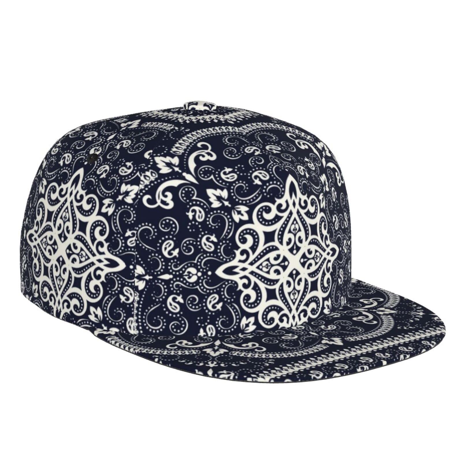 AMRANDOM Adjustable Snapback Baseball Cap - Hip Hop Flat Brim Hat for Men & Women - Trucker Style Unisex Gift for Sports, Streetwear & Outdoor Activities