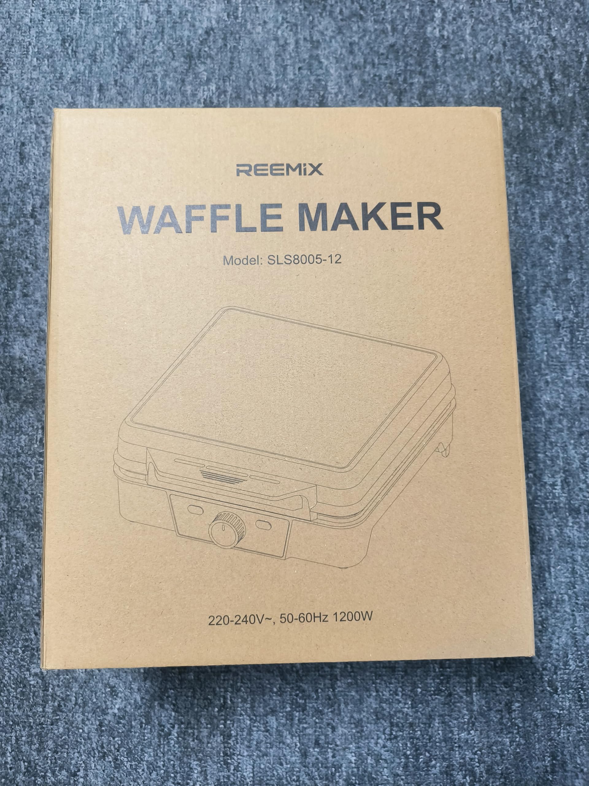 Premium Belgian Waffle Maker 4-Slice 1200W - Adjustable Browning Control, Non-Stick Plates, Anti-Overflow Design with Indicator Lights (Silver/Black) - Perfect for Breakfast, Brunch, and Family Gatherings