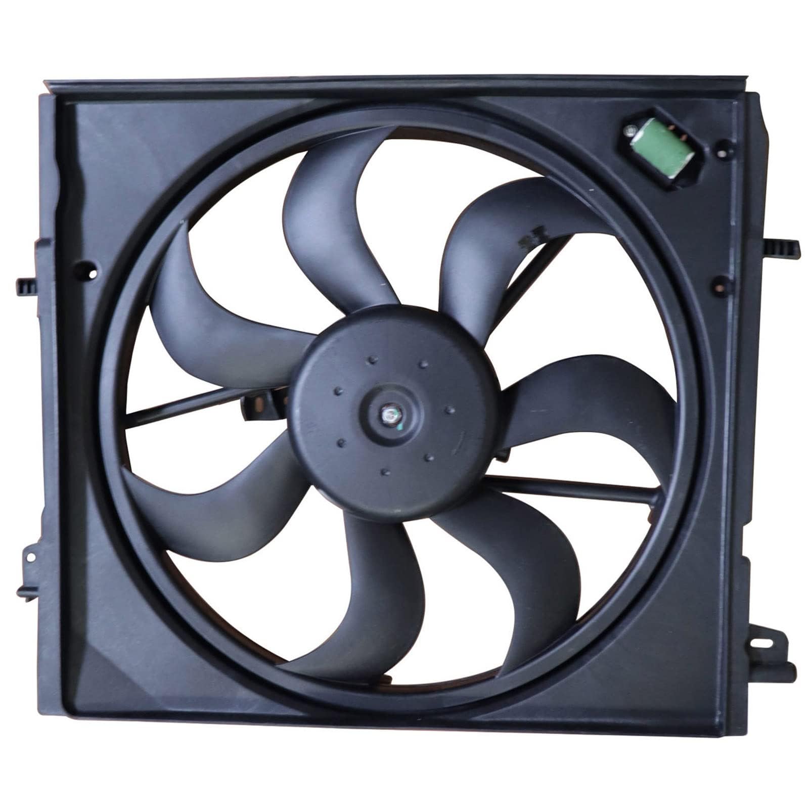 GXARTS Radiator Cooling Fan Assembly Compatible with Nissan Rogue 2017 2018 2019 Sport S SL SV 2.0L, Replaces OEM 214816MA0A 214816MA0B NI3115162 - Perfect for Engine Overheating Prevention & Summer Driving