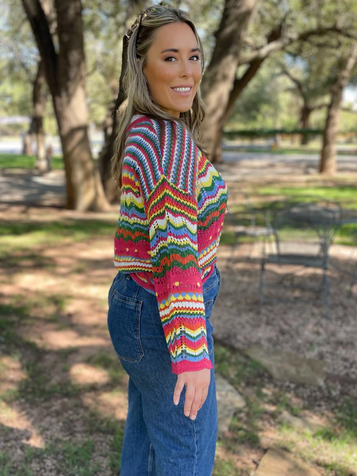 PREORDER: Abilene Crochet Sweater - Women's Boho Chic Knit Cardigan for Fall & Winter | Perfect for Cozy Evenings, Coffee Dates & Casual Outings