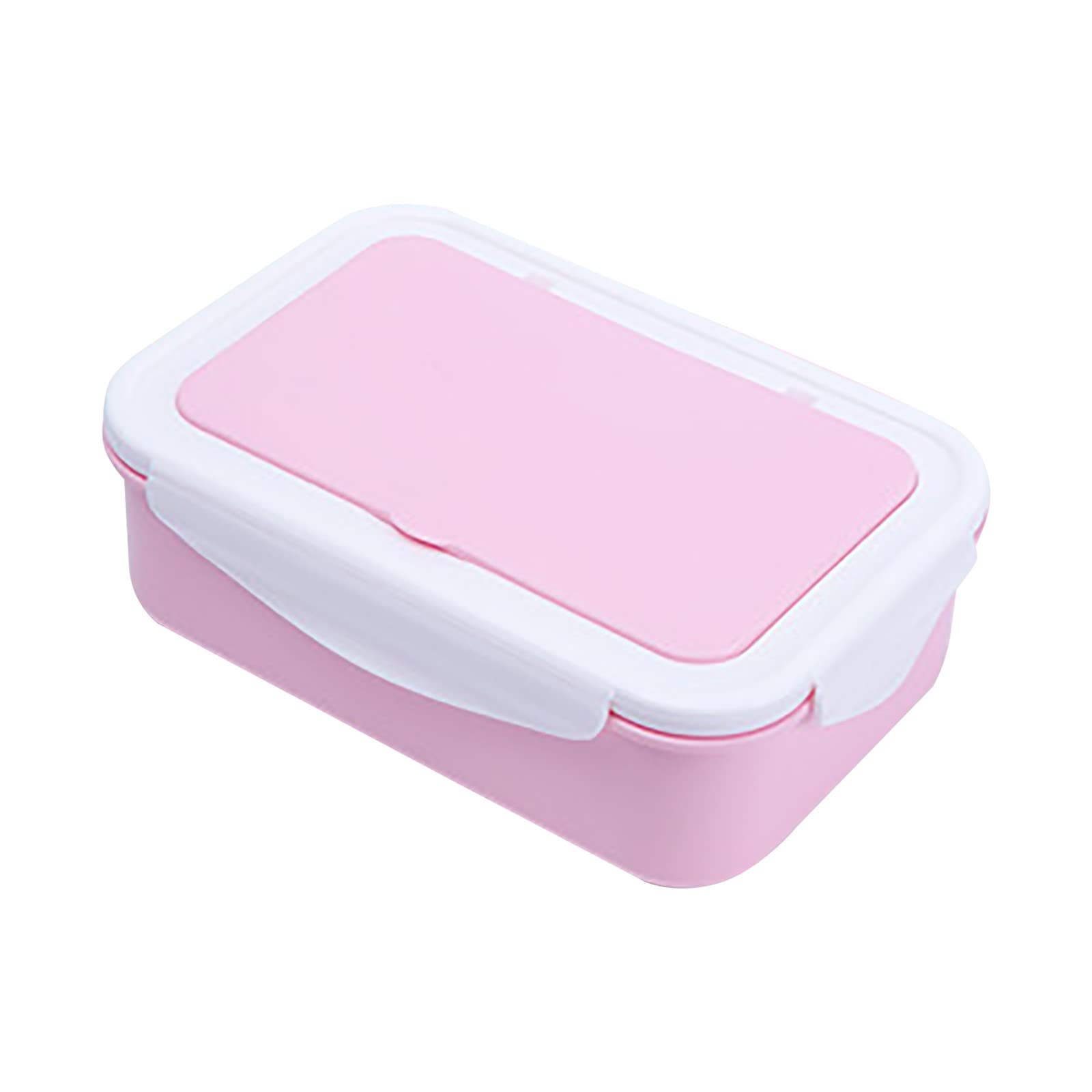 Yiser Japanese-Style Insulated Lunch Box with Dividers - BPA-Free Plastic Food Container for Students & Adults - Microwave & Dishwasher Safe - Perfect for Work, School & Picnics (Pink, One Size)