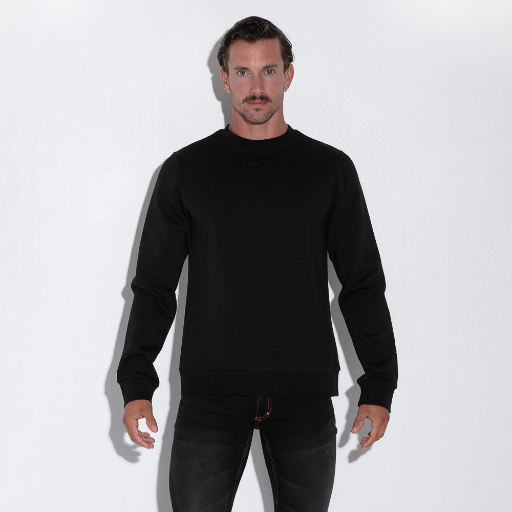 Code 22 Essential Sweatshirt 9745 - Black Men's Casual Pullover Hoodie for Streetwear & Lounge Comfort