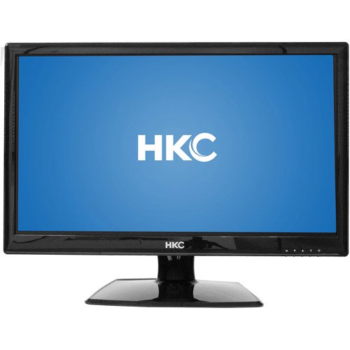 HKC 24 Inch LED Widescreen Monitor 16:9 Full HD 1920x1080 5ms Response Time (N2412) - Perfect for Gaming, Office Work, and Home Entertainment