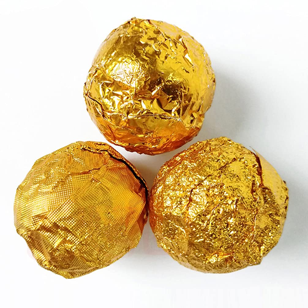 800pcs Gold Foil Candy Wrappers - Premium Chocolate Wrapping Paper for Candy Packaging, Baking & Party Favors - Perfect for Weddings, Birthdays, Baby Showers & Holiday Treats