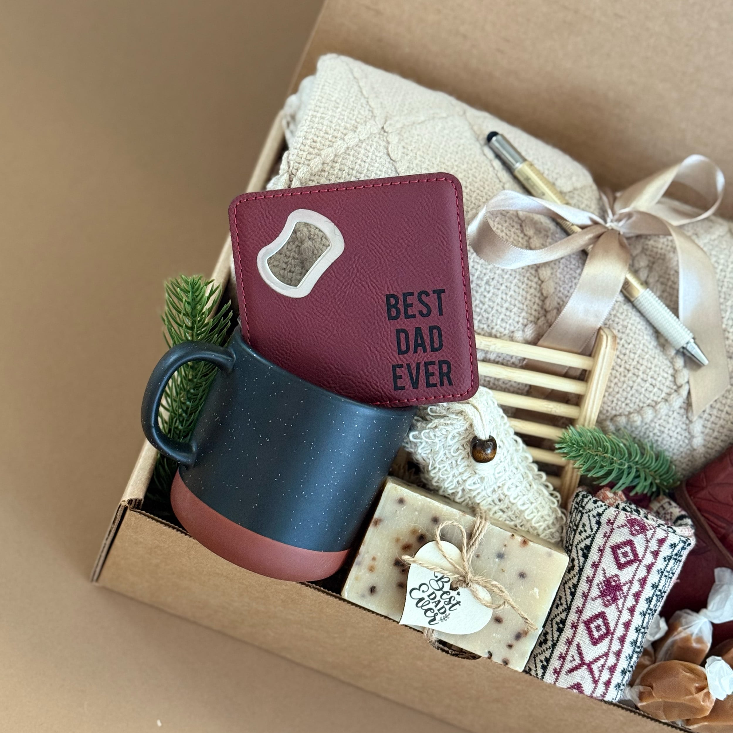 Hygge Explorer Gift Box for Dad - Comfort & Adventure Inspired Father’s Day Present | Perfect for Camping, Travel & Cozy Home Relaxation