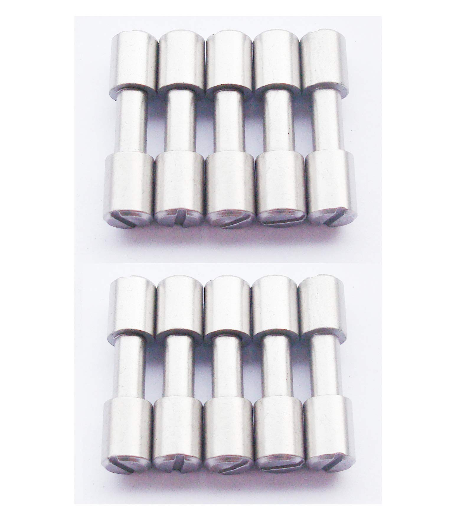 Premium Stainless Steel Corby Bolts & Fasteners - 25mm Pivot Pin Screws for EDC Knives, DIY Knife Handle Studs & Rivets (Pack of 10) - Perfect for Knife Making, Repair & Tactical Gear Customization