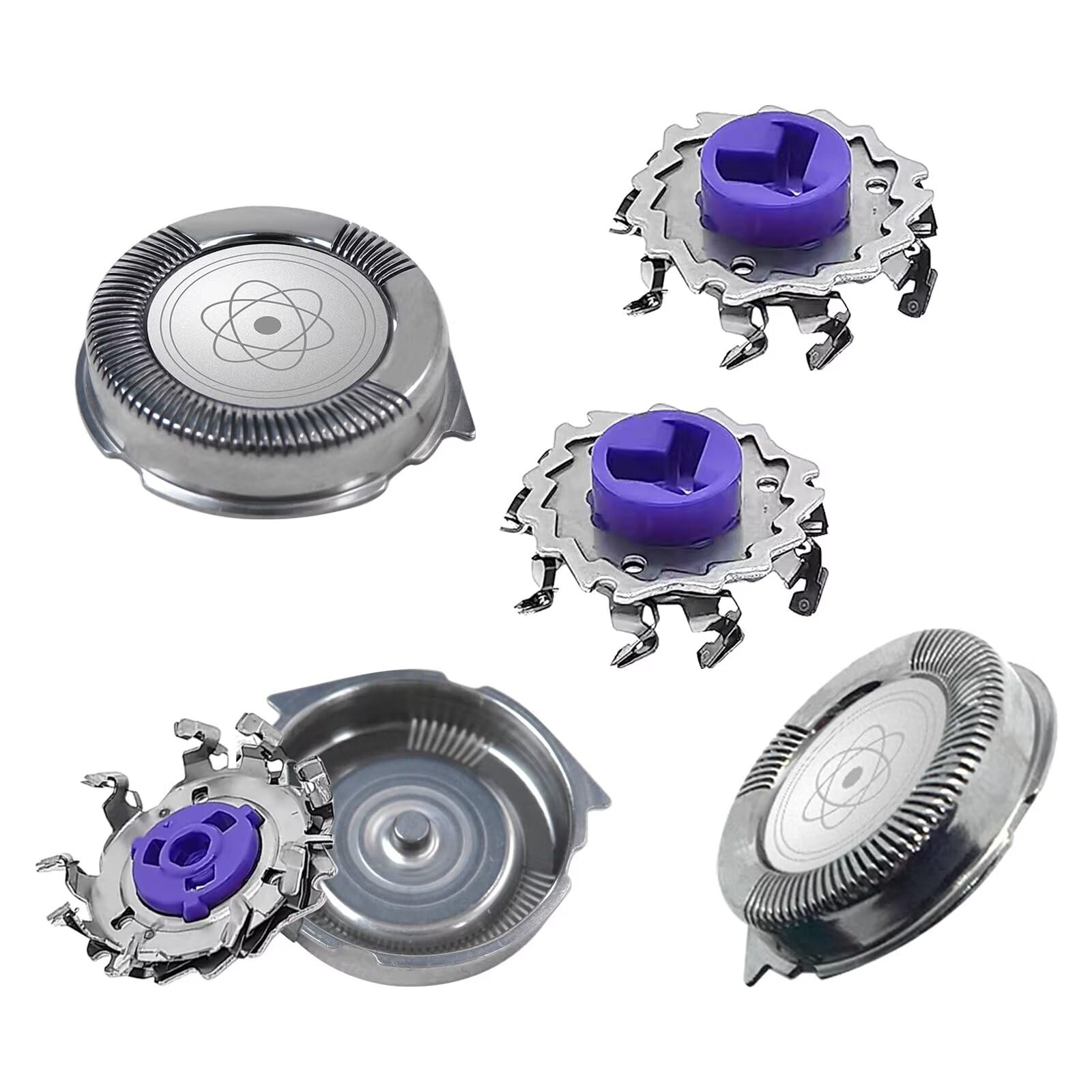 2025 Norelco AT875 Replacement Shaver Blades - Compatible with Philips Norelco AT875/46, AT875/47 - Durable Stainless Steel Razor Heads for Smooth Shaving - Perfect for Travel & Daily Grooming