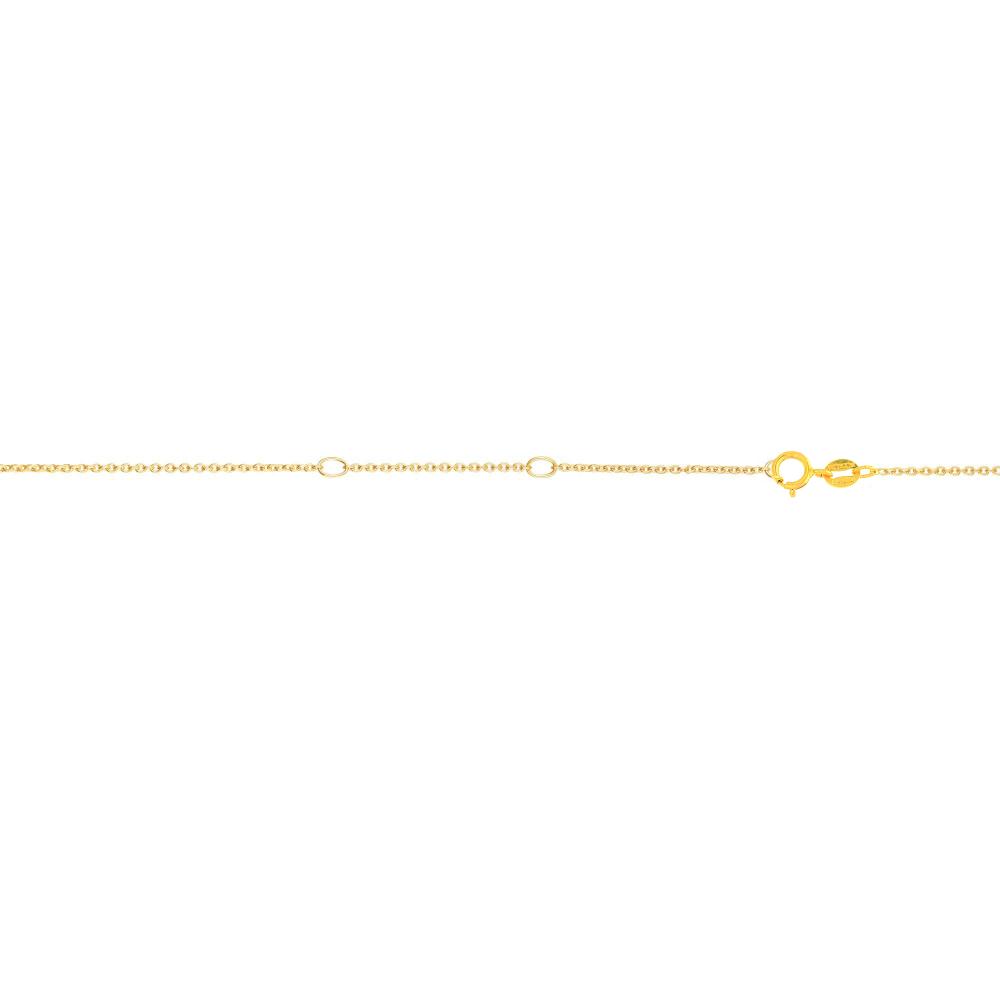 10K Gold .68mm Double Extendable Cable Chain Necklace - Elegant Layering Jewelry for Women, Perfect for Everyday Wear & Special Occasions