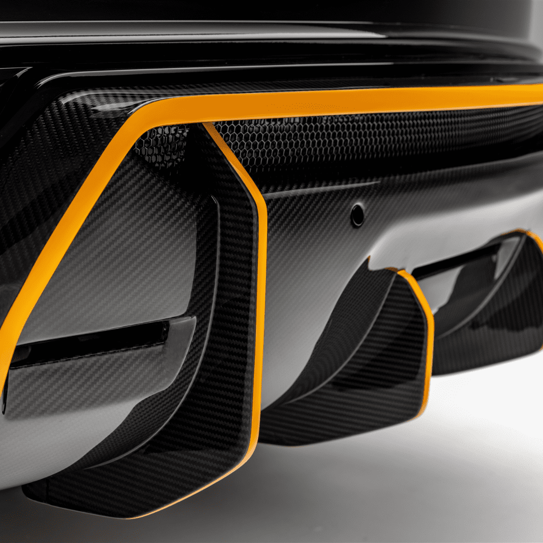 Lamborghini Urus Rampante Edizione Aero Rear Diffuser - Carbon Fiber Spoiler for Lamborghini Urus SUV - Enhance Performance & Style for Racing & Street Driving