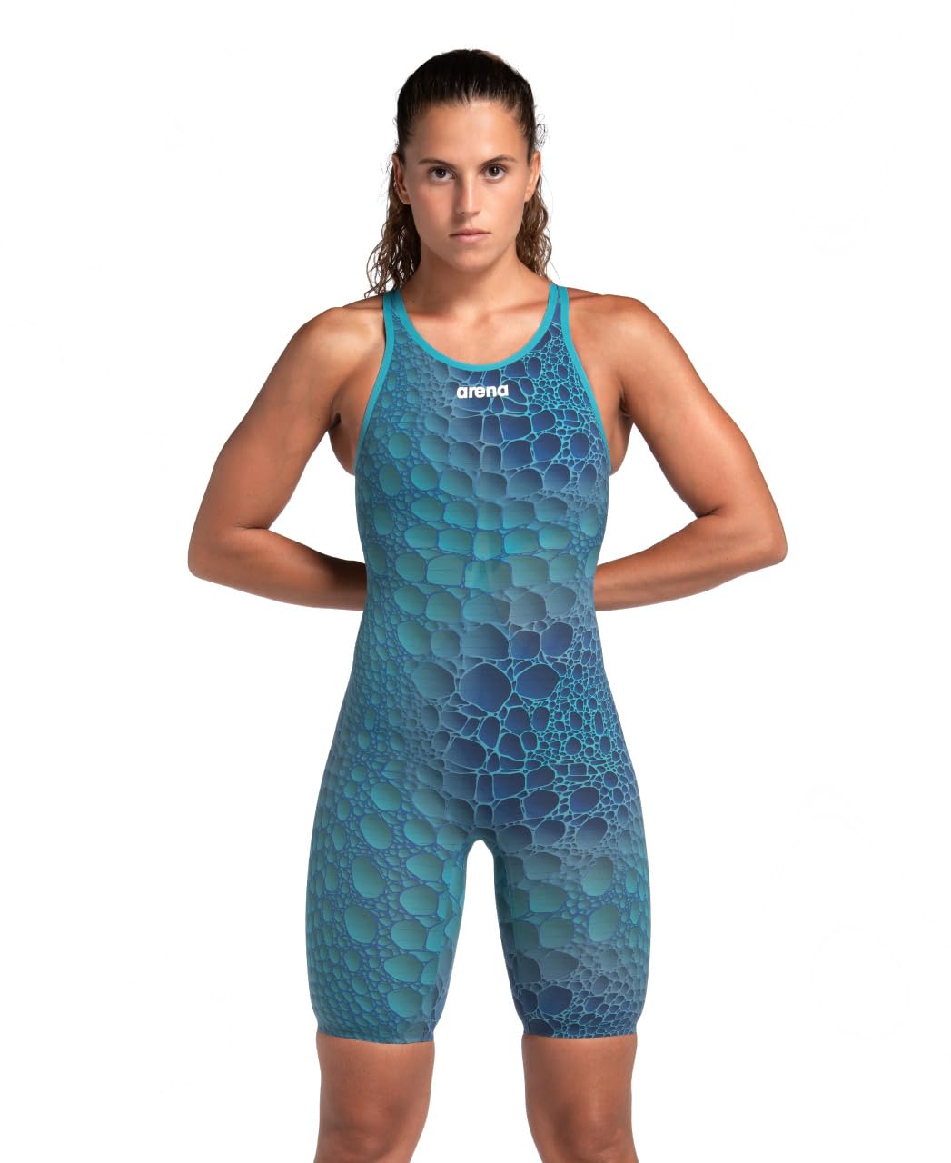 Arena Powerskin Carbon Air² Women's Open Back Racing Swimsuit - High Performance Competition Swimwear for Triathlon & Swim Training