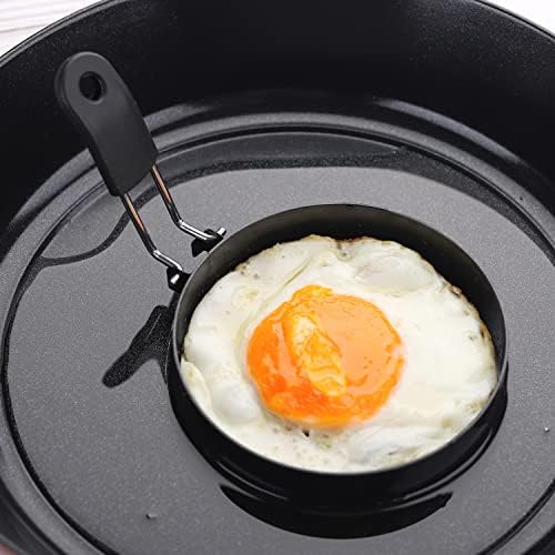 4-Piece Stainless Steel Nonstick Egg Rings Set - 6