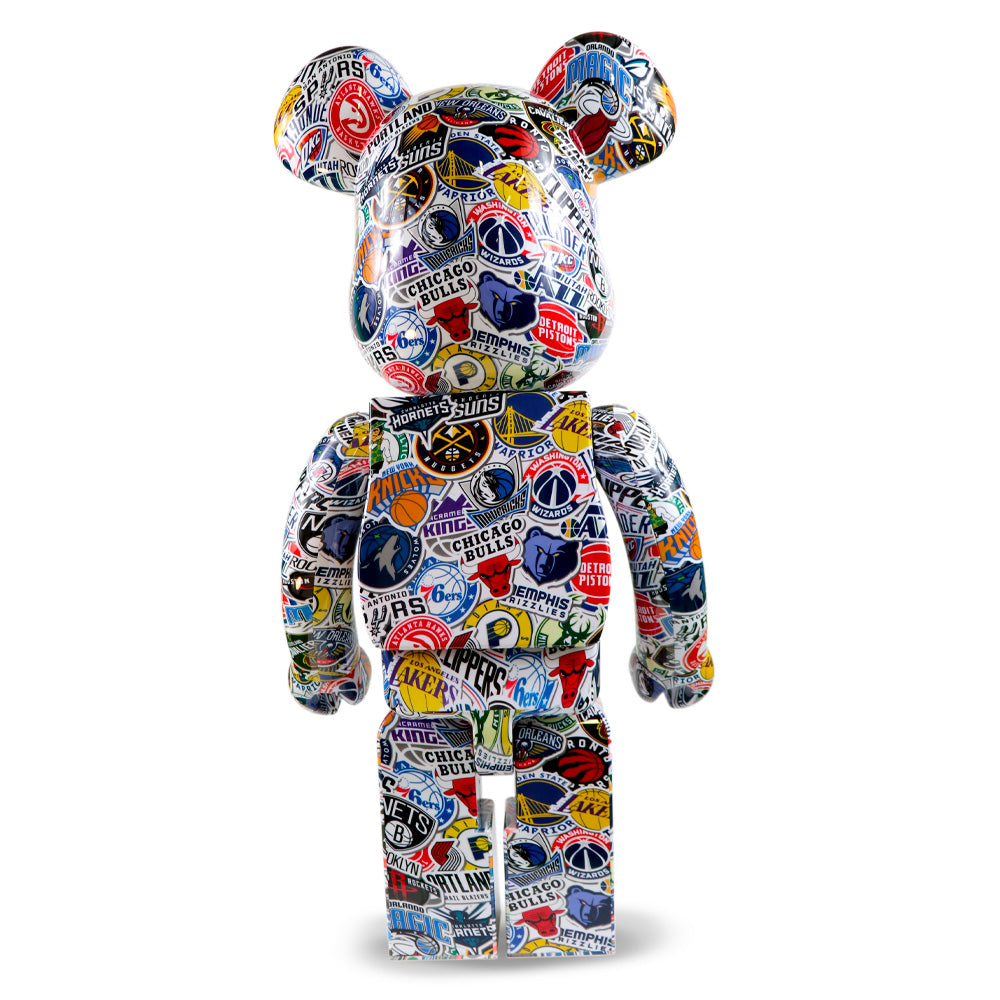 1000% Bearbrick NBA Collectible Figure - Limited Edition Vinyl Art Toy for Basketball Fans & Sneakerheads | Perfect for Home Display, Office Decor & Gift Giving