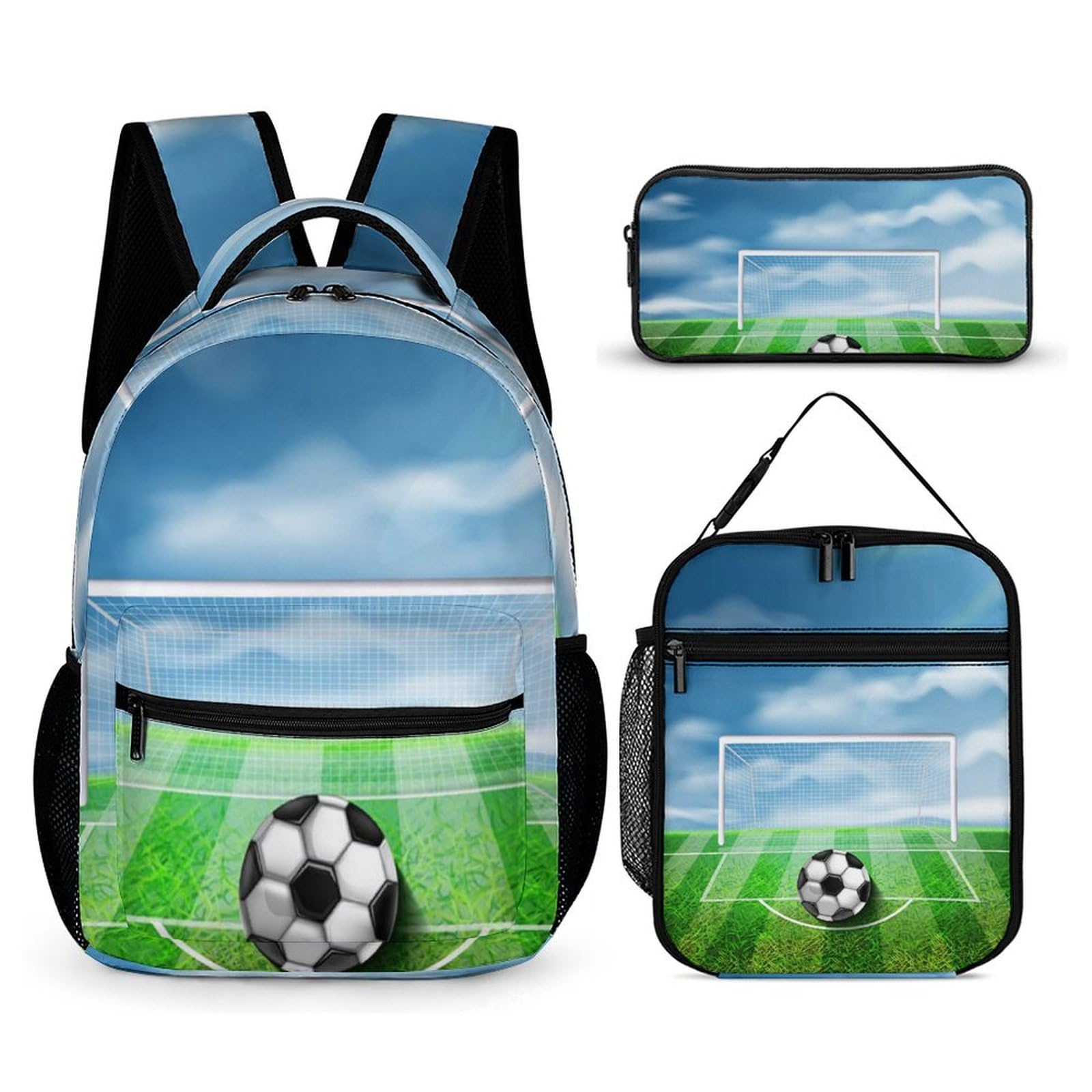 Unisex 3-Piece Soccer Backpack Set - 16