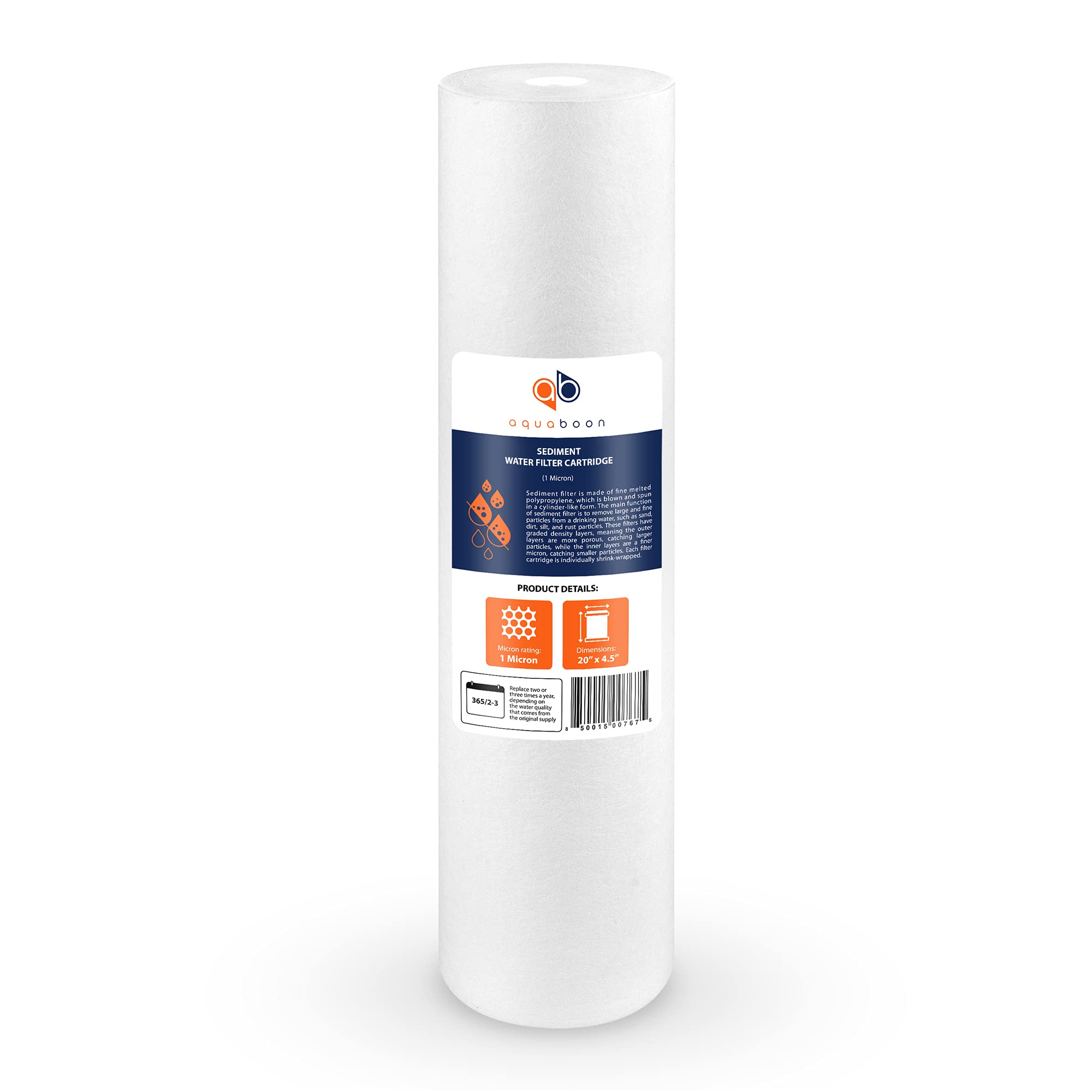 Aquaboon 1 Micron Sediment Water Filter Cartridge - 20
