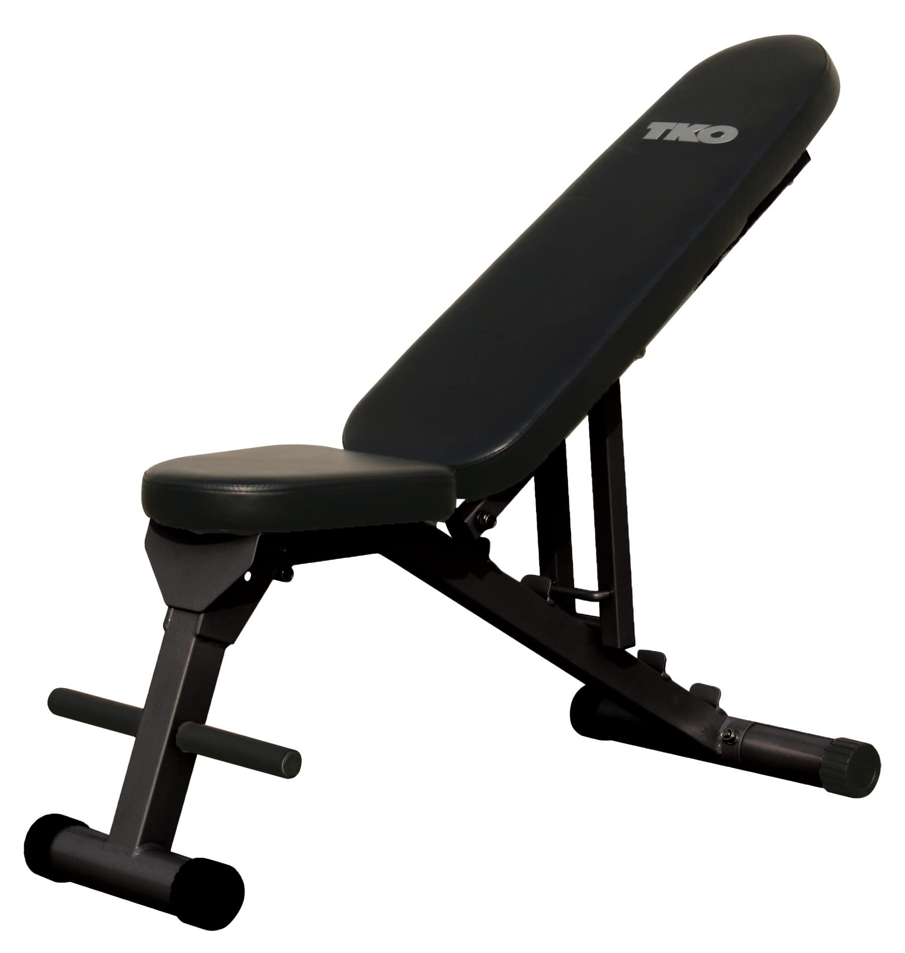 TKO Adjustable Weight Bench for Full Body Workout - Incline & Flat Exercise Bench for Home & Commercial Gym | Strength Training Equipment for Men & Women | Perfect for Dumbbell Press, Sit-ups & Home Fitness Routines