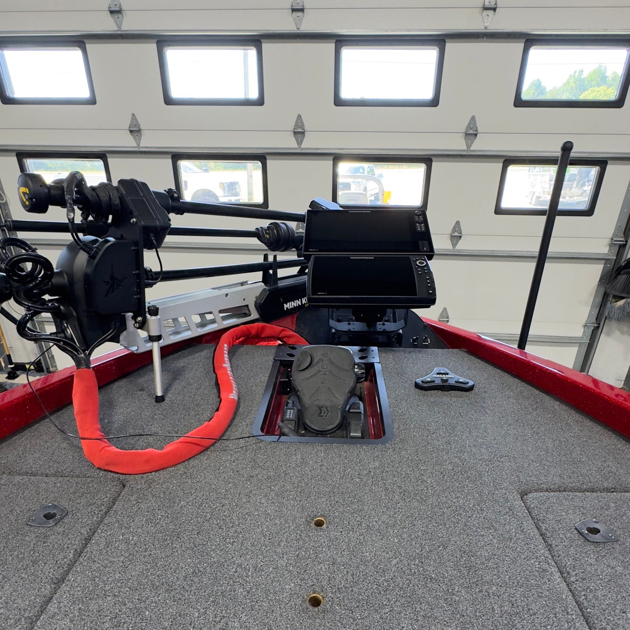 H.O.E. Dual Bow Mount System for Caymas CX18/CX19 2019+ Boats - Perfect for Fishing & Marine Navigation Accessories