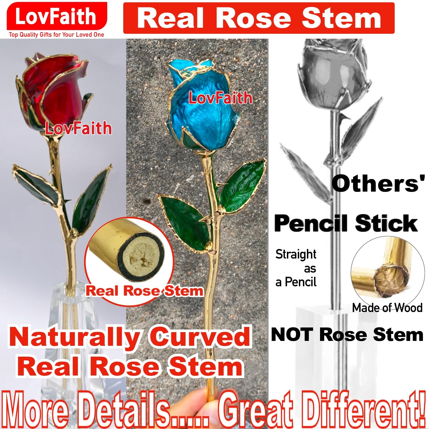 24K Gold Dipped Real Rose with Crystal Stand - Luxury Valentine's Day, Anniversary, Birthday & Christmas Gift for Her, Wife, Mother | Perfect for Home Decor, Romantic Surprises & Special Occasions (Magenta - Original Rose)