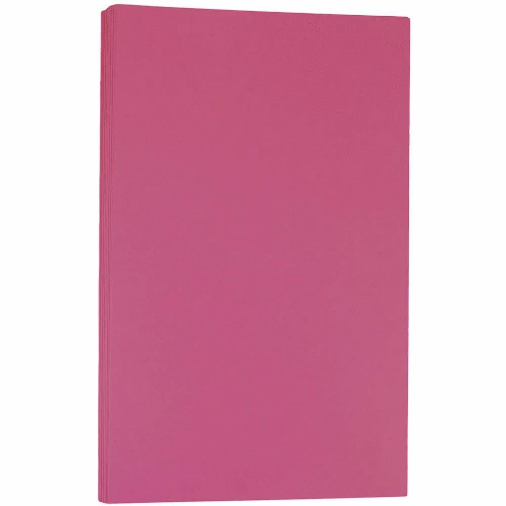 JAM PAPER Legal Size Colored Paper - 24lb (90 gsm) - 8.5 x 14 Inches - Ultra Fuchsia Pink - 500 Sheets per Ream - Perfect for Office Documents, School Projects, and Creative Crafting