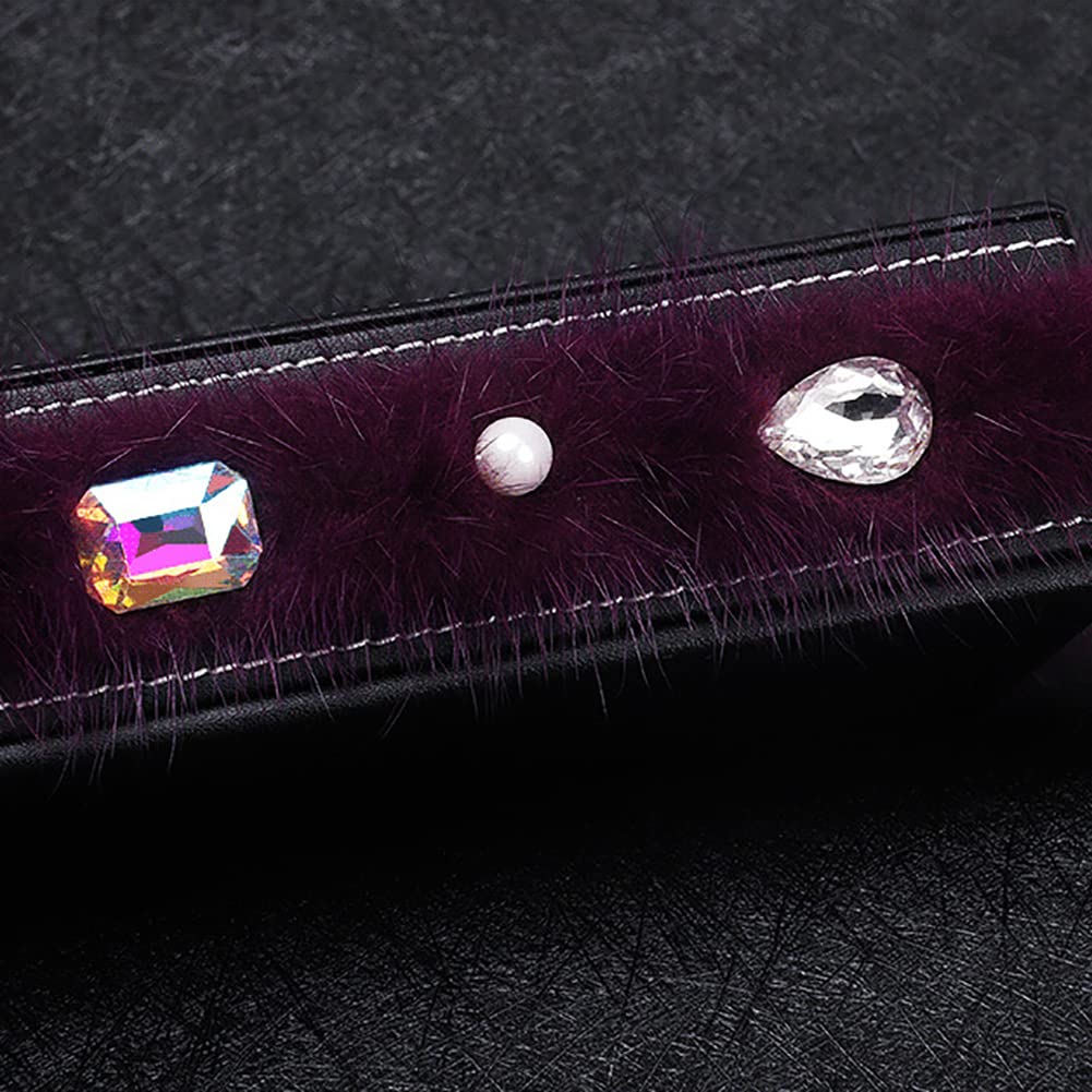 Crystal Car Tissue Box Holder - PU Leather Bling Bling Auto Tissue Case for Women & Girls | Car Armrest & Backseat Organizer | Perfect for Travel, Commuting & Road Trips