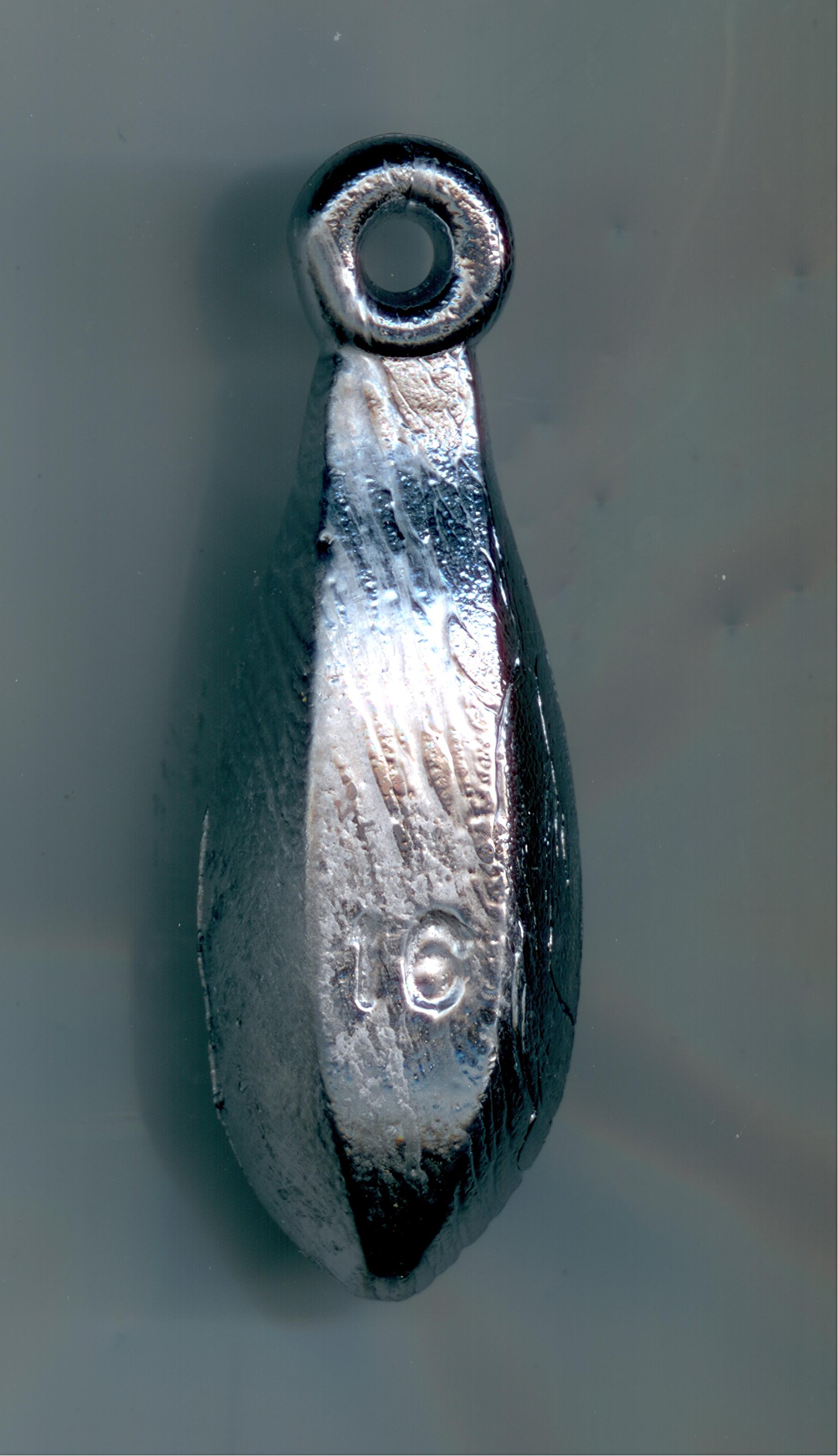 S & J's Tackle Box 16 oz Lead Bank Sinker Weights - 10 Pack for Fishing Saltwater & Freshwater - Perfect for Bottom Fishing, Surf Casting, and Deep Sea Angling