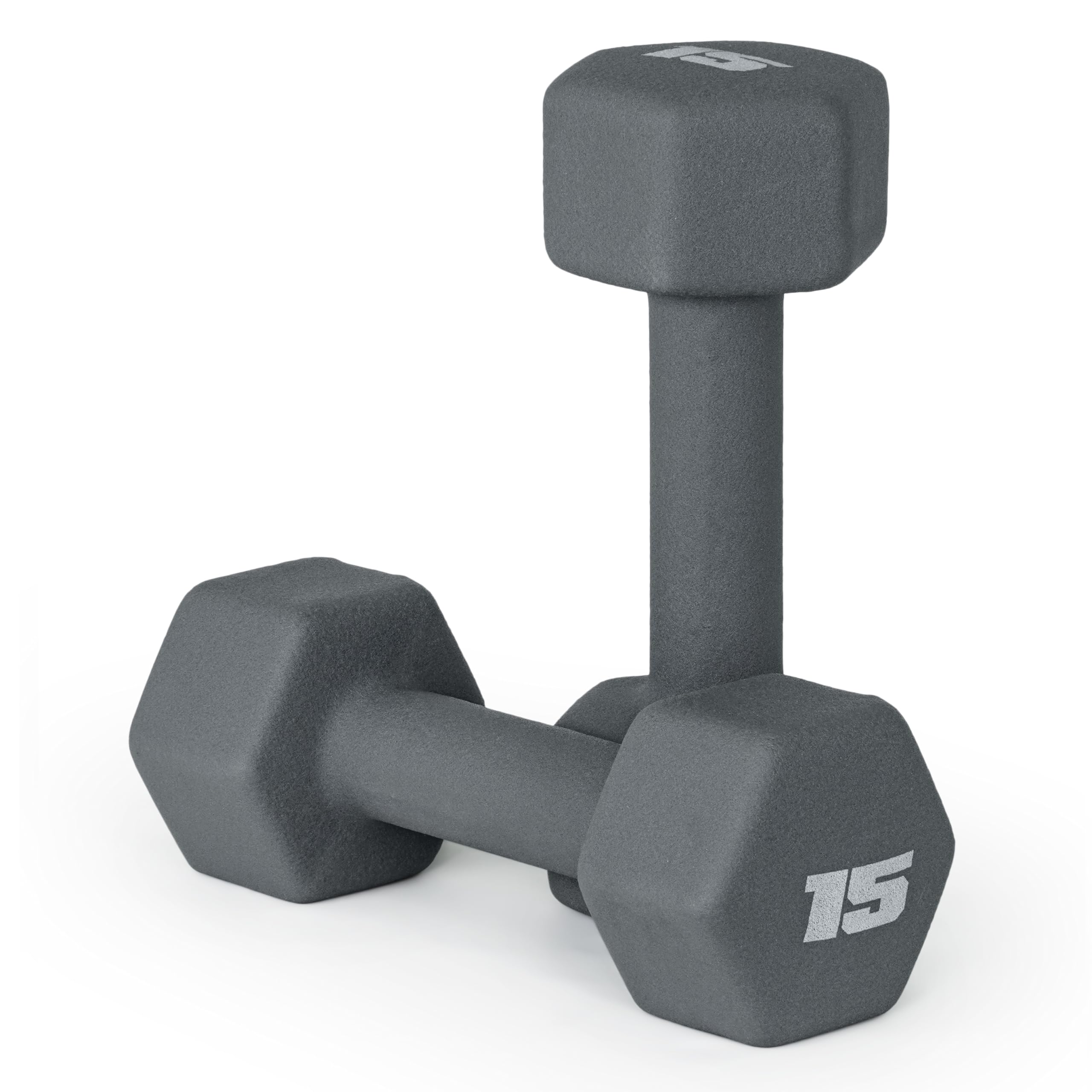 CAP Barbell Neoprene Dumbbell Weights - Pairs & Sets for Home Gym | Multiple Colors | Strength Training & Fitness Workouts