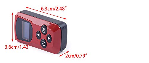 Beler 12V/24V Portable Remote Control for Diesel Air Parking Heater with LCD Display - Perfect for Trucks, RVs, and Camping in Cold Weather