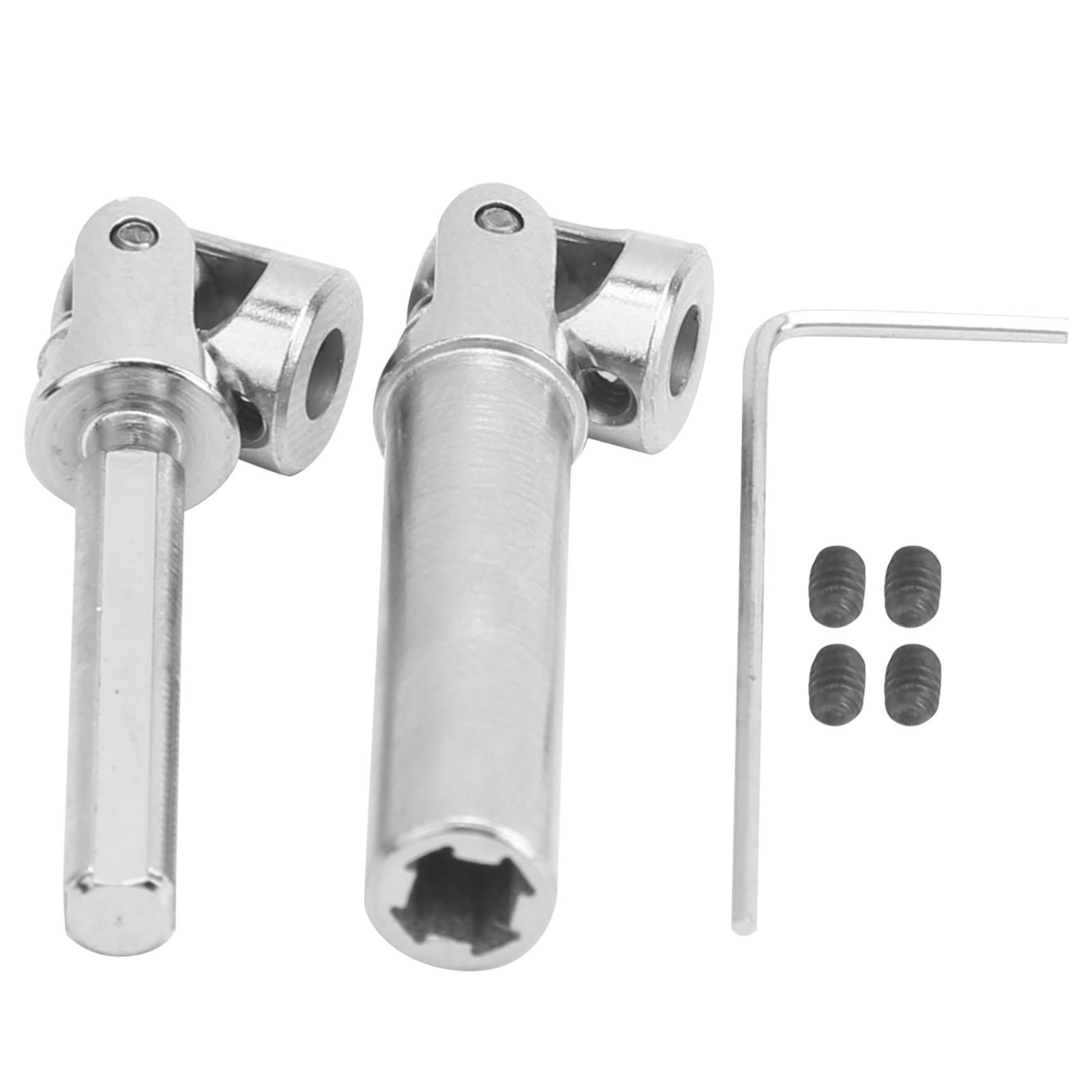 VGEBY 50-65mm RC Car Drive Shaft Replacement - Compatible with WPL D12 1/10 Scale RC Trucks & Models - Durable Rear Center Transmission Shaft Accessory for Off-Road Racing & Crawling