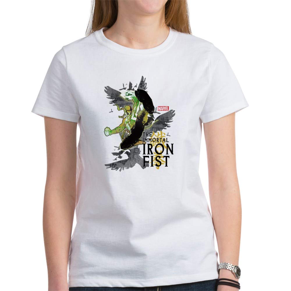Iron Fist Birds Women's Classic T-Shirt | Vintage Graphic Tee | Casual Streetwear for Women | Perfect for Everyday Wear, Concerts & Outings