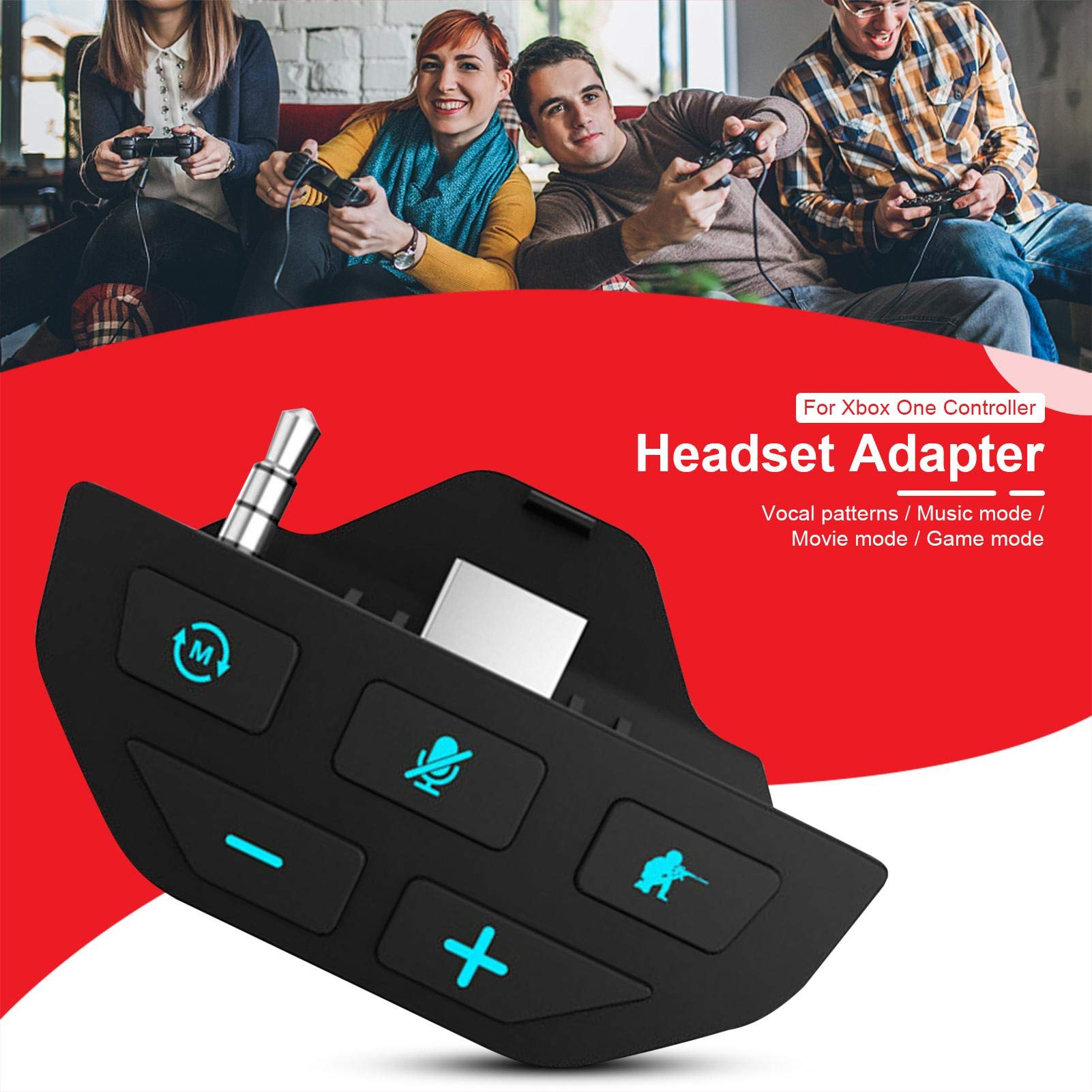 su-xuri Xbox Headset Adapter for Xbox Series X/S Controller - 3.5mm Stereo Audio Game Adapter for Gaming Headsets | Perfect for Xbox Series X, Xbox Series S & Xbox One Gaming Sessions