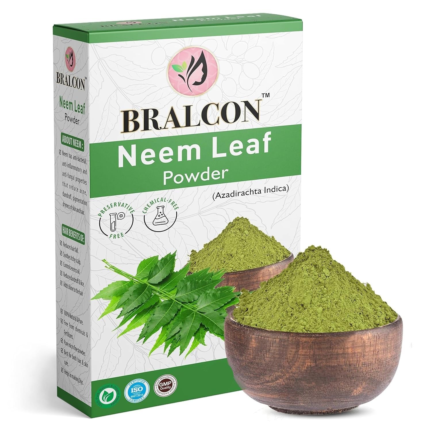 Organic Amla, Tulsi & Neem Leaf Powder Combo - 300g (100g x 3 Pack) | Natural Hair Growth & Skin Care Treatment | Ayurvedic Face Pack & Hair Mask Powder for Glowing Skin & Stronger Hair | Perfect for DIY Beauty Routines & Holistic Wellness