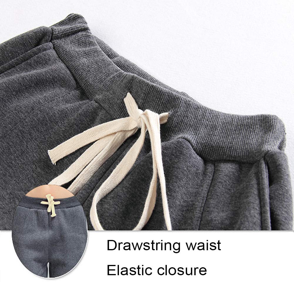 Pantete Women's Sherpa Lined Fleece Joggers - Soft Athletic Sweatpants with Pockets for Running, Yoga & Lounge Wear - Cozy Winter Workout Pants