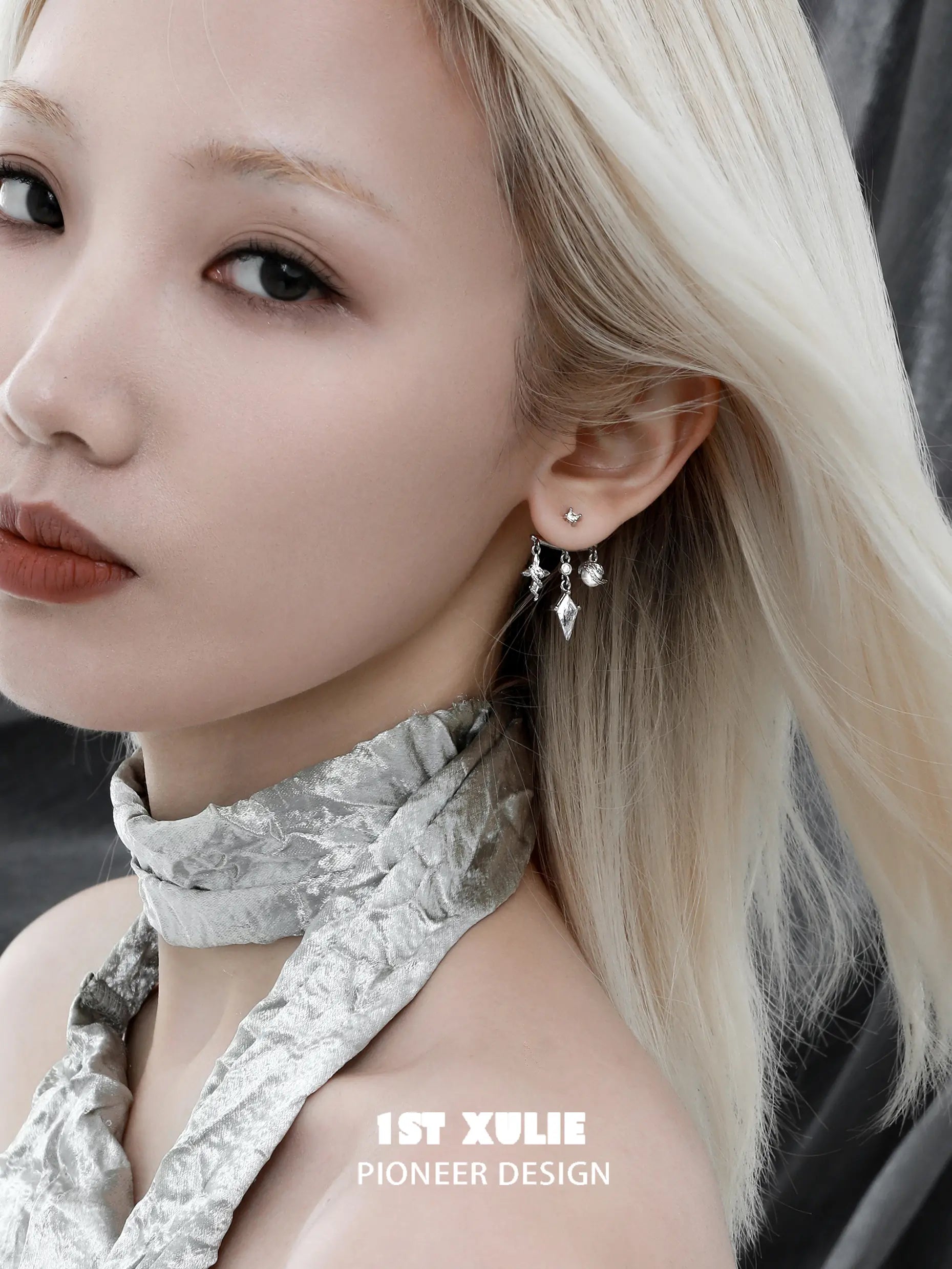 18k Platinum Plated Snake Bite White & Black Serpent Stud Earrings for Women - Perfect for Parties, Date Nights & Gothic Fashion Accessories