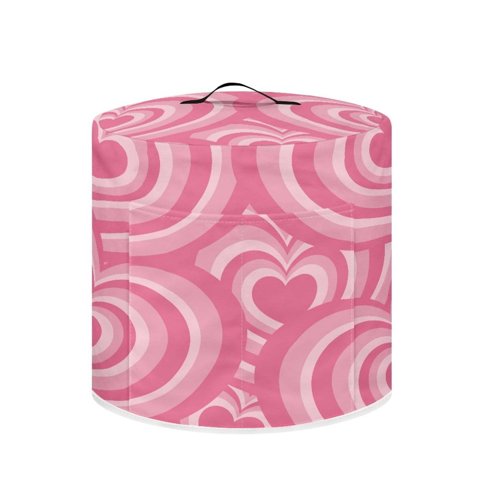 Abstract Love Heart Print Air Fryer Cover - 3 qt Pressure Cooker Dust Cover for Electric Pressure Cooker, Toaster, Oven, Rice Cooker & Steamer | Kitchen Appliance Protector for Home & Restaurant Use