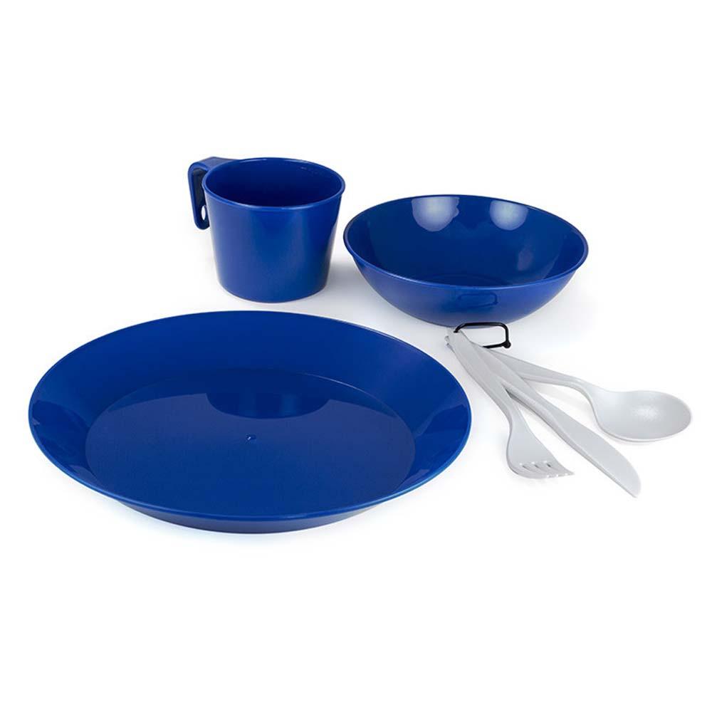 Cascadian 1-Person Compact Table Set - Perfect for Small Spaces, Studio Apartments, and Balcony Dining