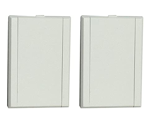 2-Pack White ElectraValve Central Vacuum Inlet Valve Replacement (Model 775595V3W) - Perfect for Home & Commercial Vacuum System Maintenance