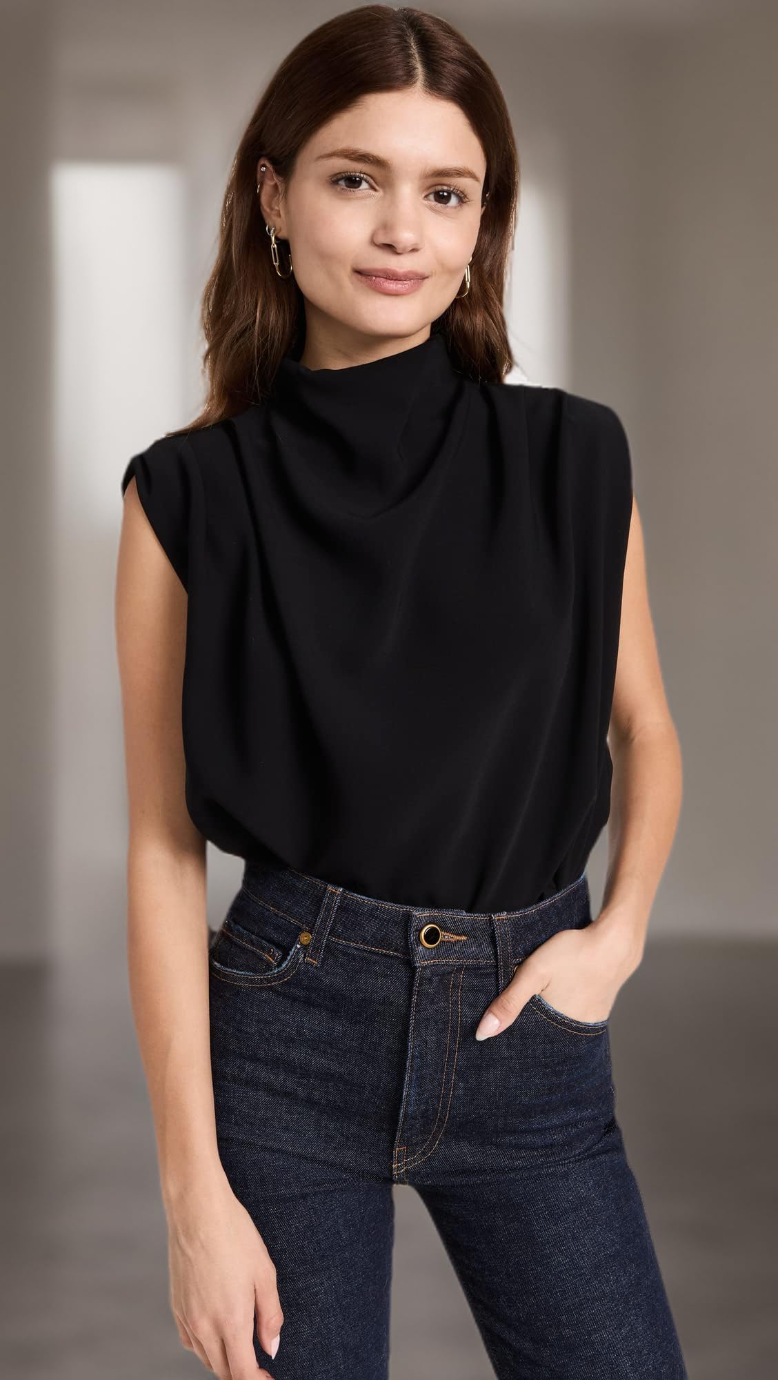 Amanda Uprichard Women's Fashion Blouse - Elegant Casual Tops for Work, Date Night & Everyday Wear