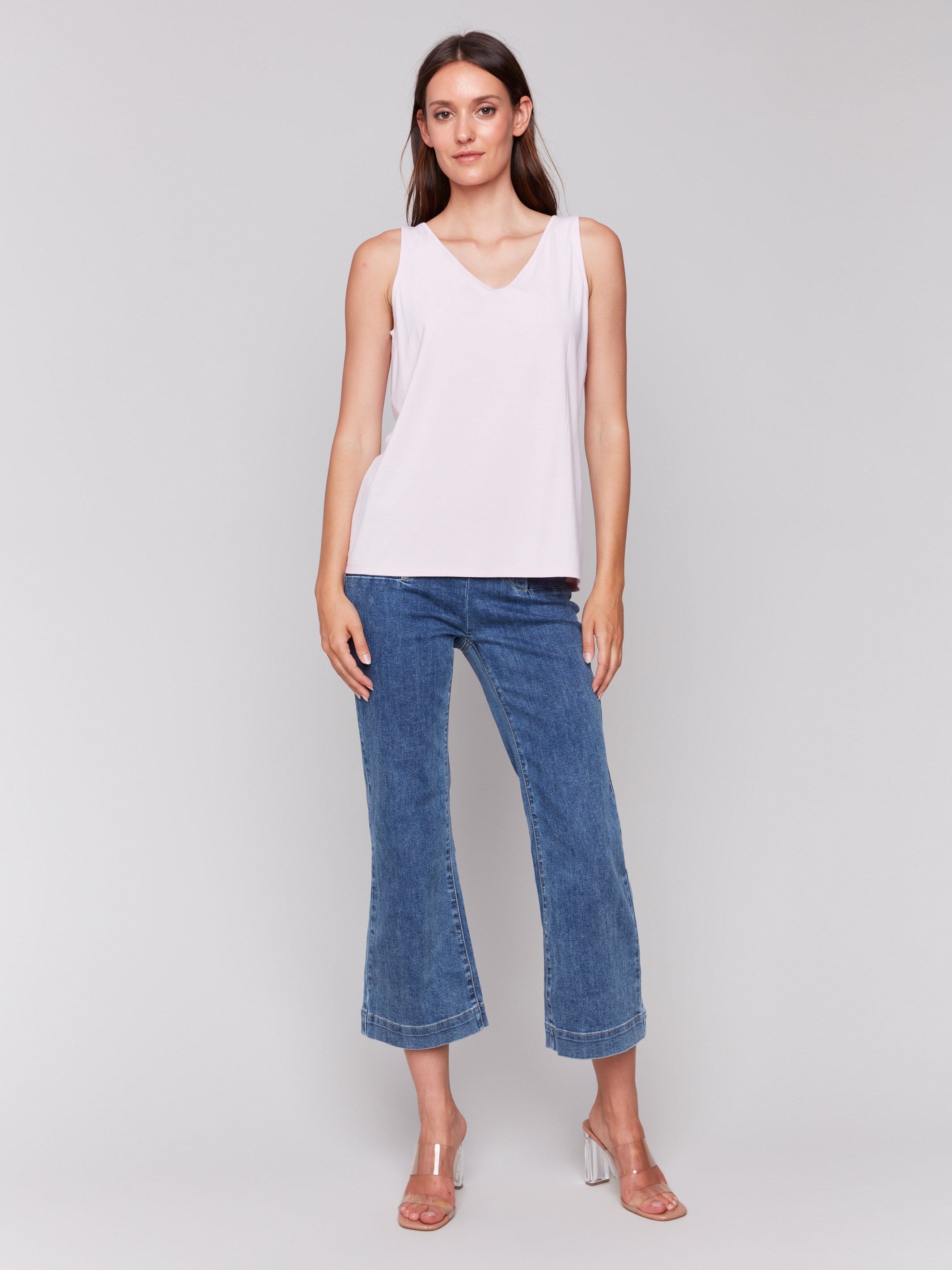 Reversible Bamboo Camisole Top for Women - Soft & Comfortable Petal Design - Perfect for Summer Outfits, Layering, and Casual Wear