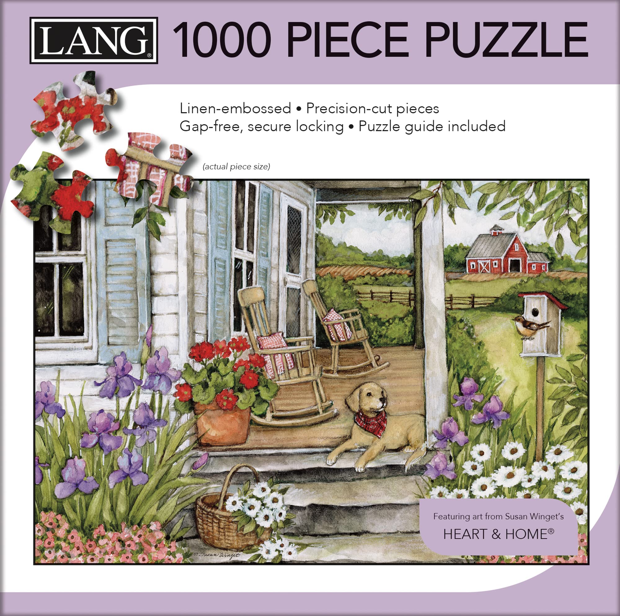1000 Piece LANG Country Home Jigsaw Puzzle (5038060) - Perfect for Family Game Night, Relaxation & Home Decor