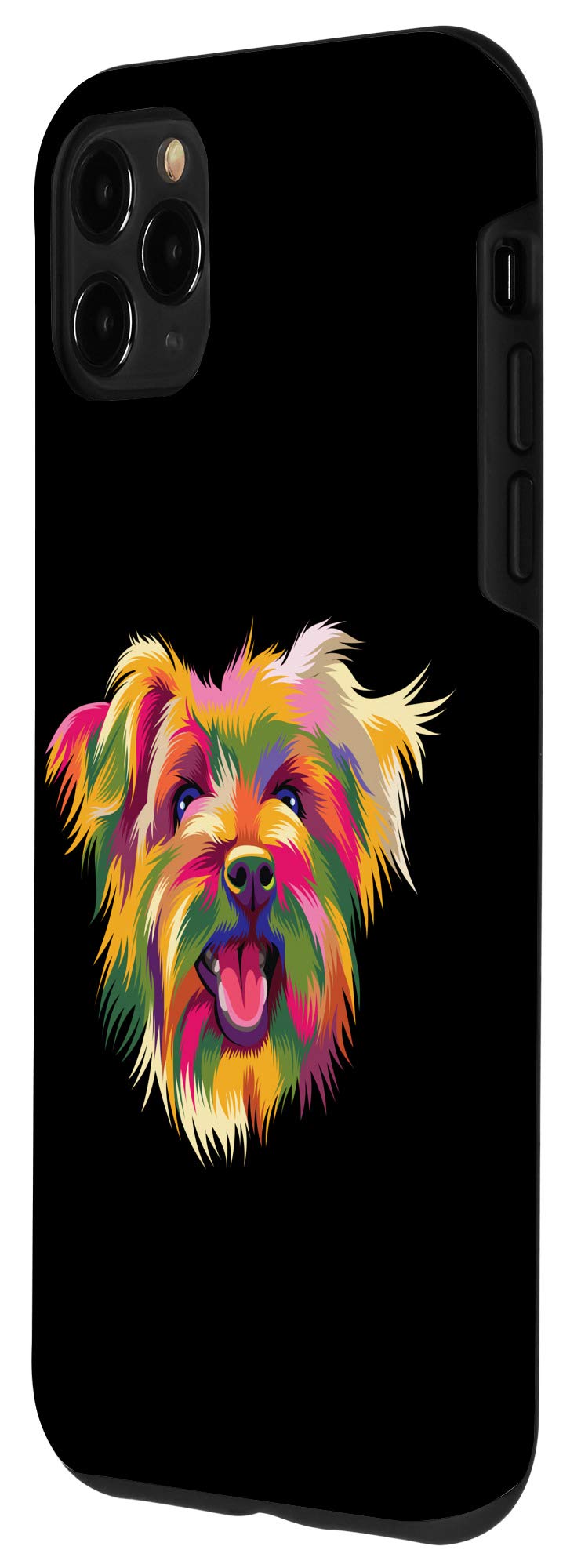 iPhone 11 Pro Max Case - Yorkshire Terrier Pop Art Design, Cute Yorkie Dog Phone Cover - Perfect Gift for Dog Lovers & Yorkie Owners (Fits Work, Travel, Daily Use)